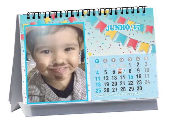 Calendário Personalizado 3 unidade 148x198