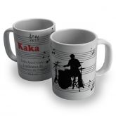 Caneca de Porcelana  Música Baterista