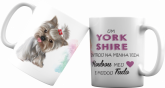 Caneca Cão Pet  Yorkshire  Amor