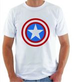 Camisetas Super Herois Branca