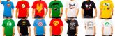 Camisetas Super Heróis Colorida